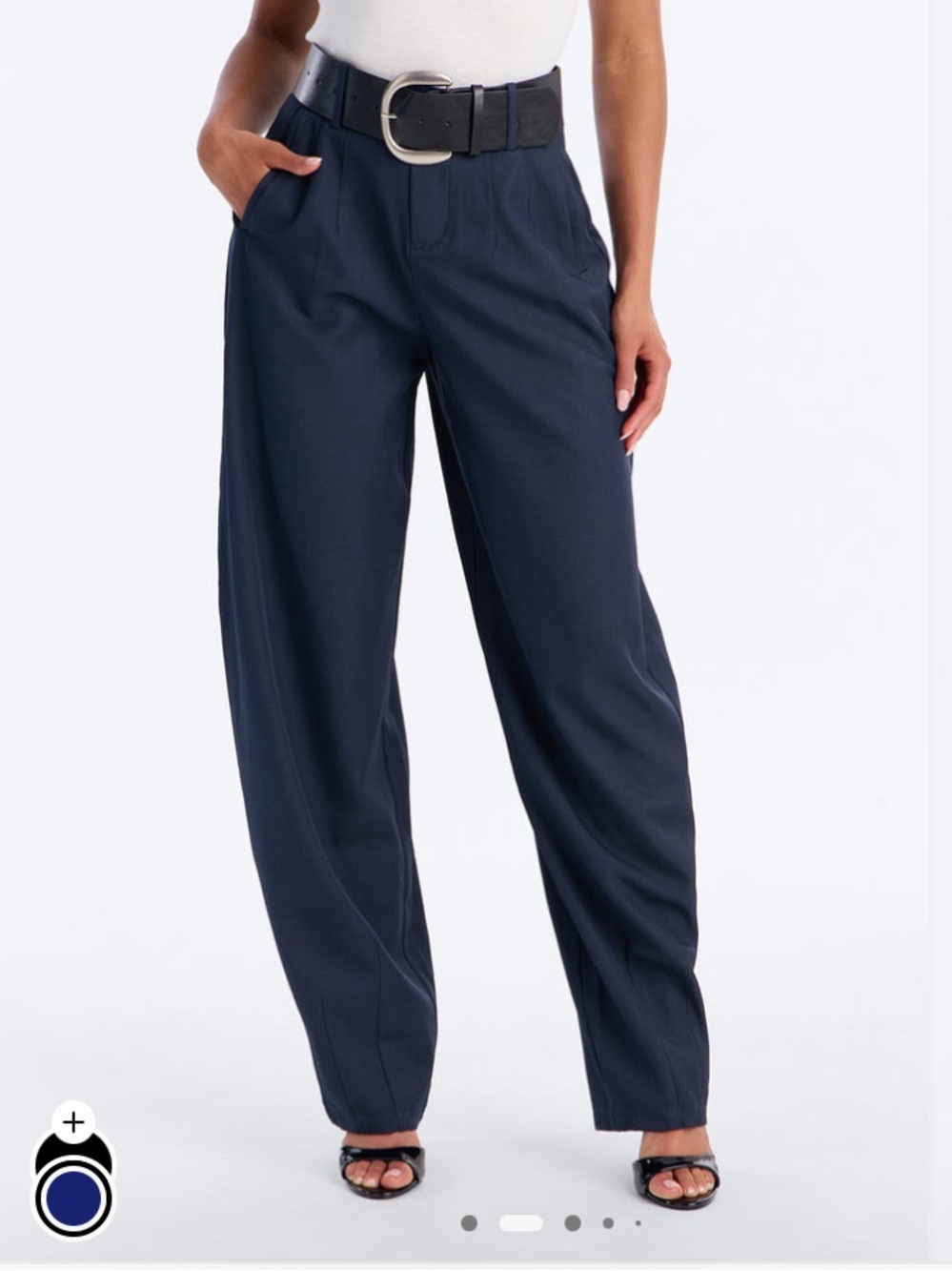 Rebecca Belted Barrel Trouser